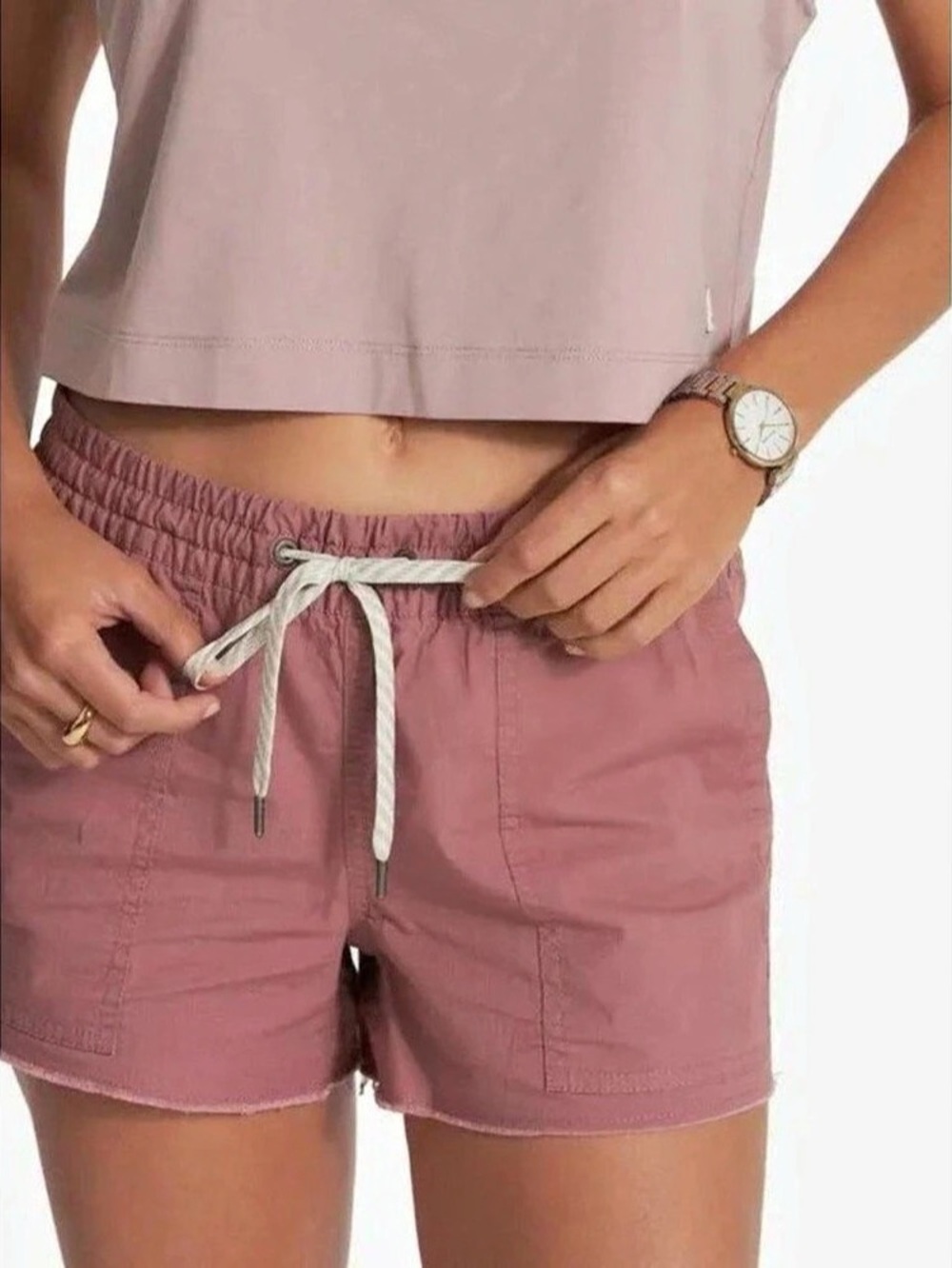Women's DuraTerra Vintage Ripstop Short Marsala Mauve sz M Vuori